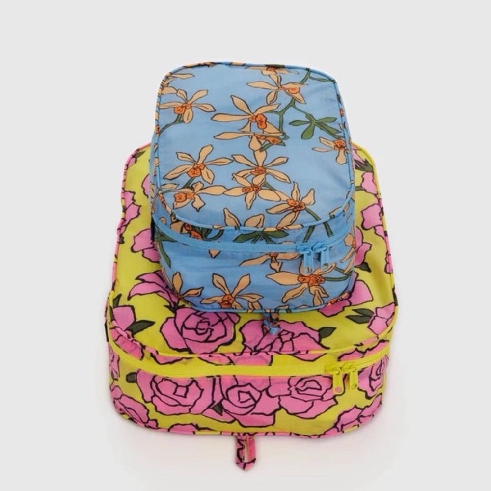 Baggu Packing Cube Set - Garden Flowers